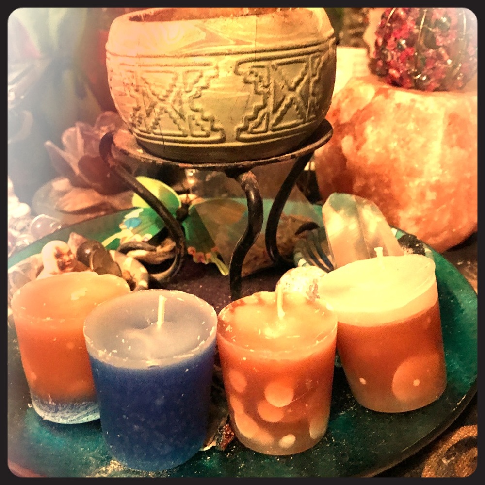 Candles, Wrapped Stones, Crochet/Knit, Jewelry